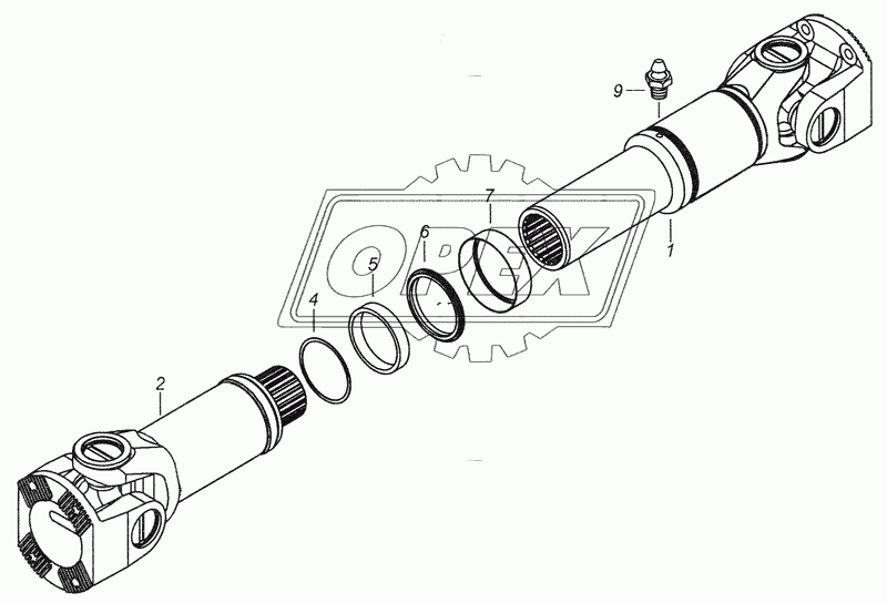 4308-2201011-20 Вал карданный заднего моста